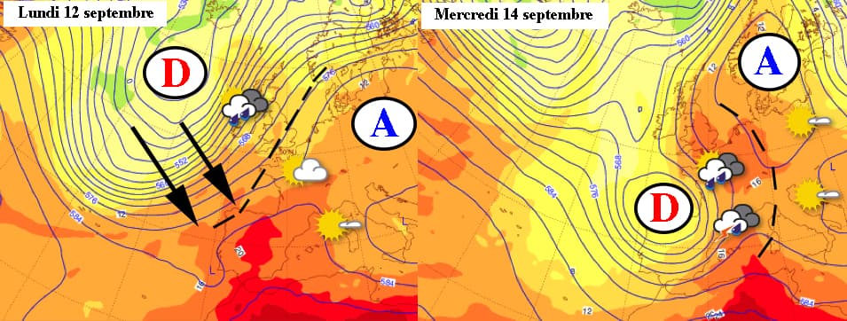 Image d'illustration pour Pluie, orage, fraicheur : changement de temps dès mercredi
