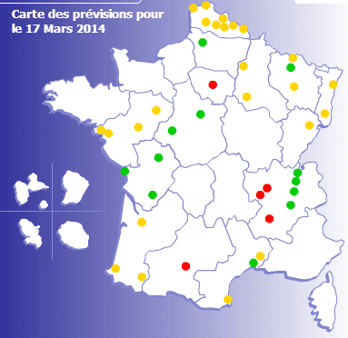 Image d'illustration pour Maintien des alertes à la pollution