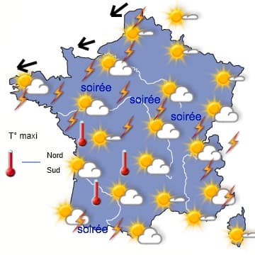 Chaud et orageux 