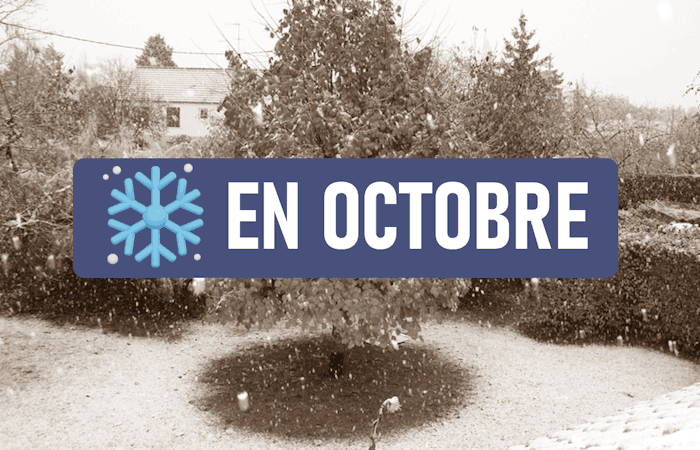 Neige en plaine en octobre : est-ce possible en France ?