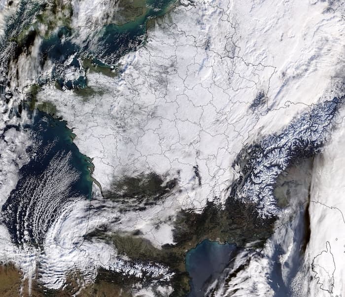 Souvent en-dessous de -10°C sur les sols enneigés !