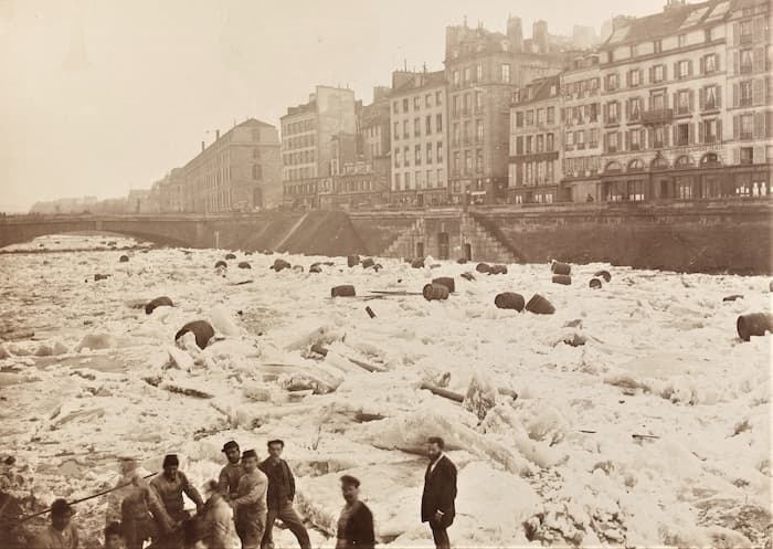 La débâcle catastrophique des fleuves au mois de janvier 1880