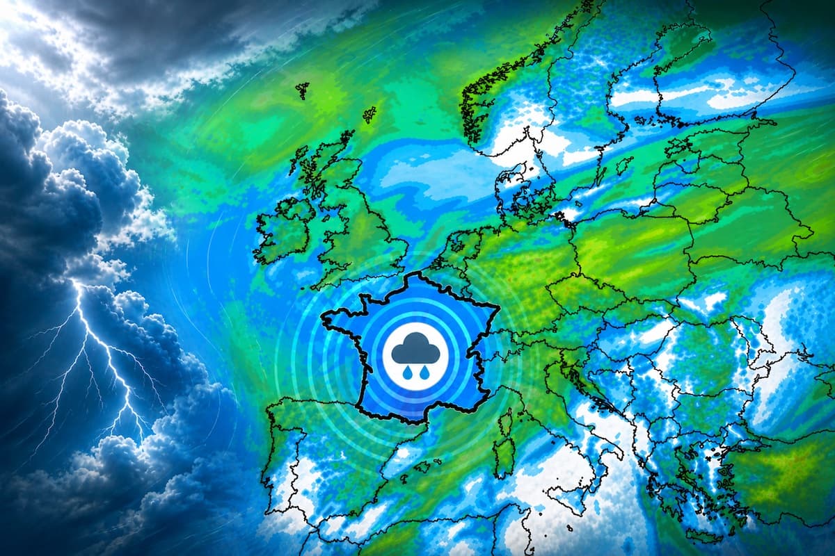 La France sera épicentre des fortes pluies dès les prochains jours
