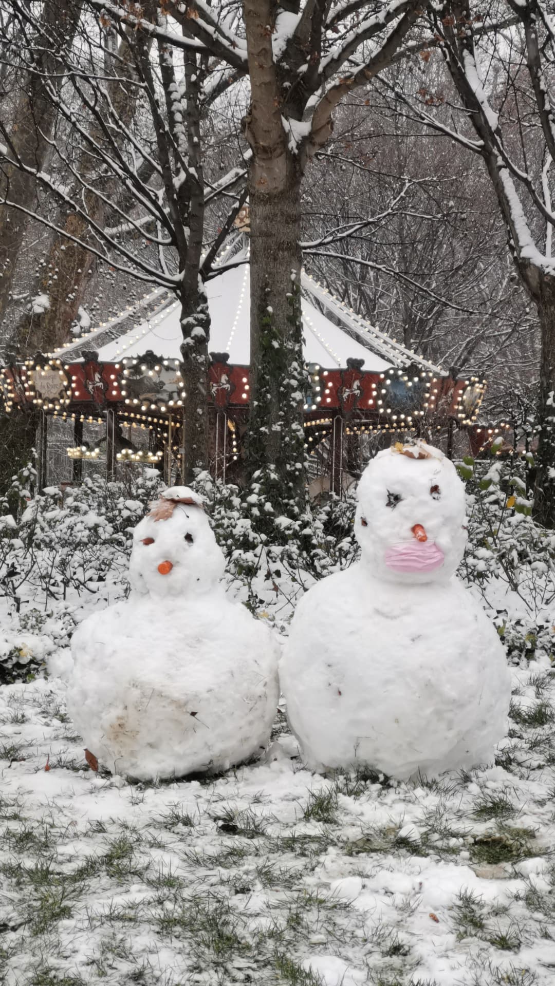 Bonhomme de neige covid