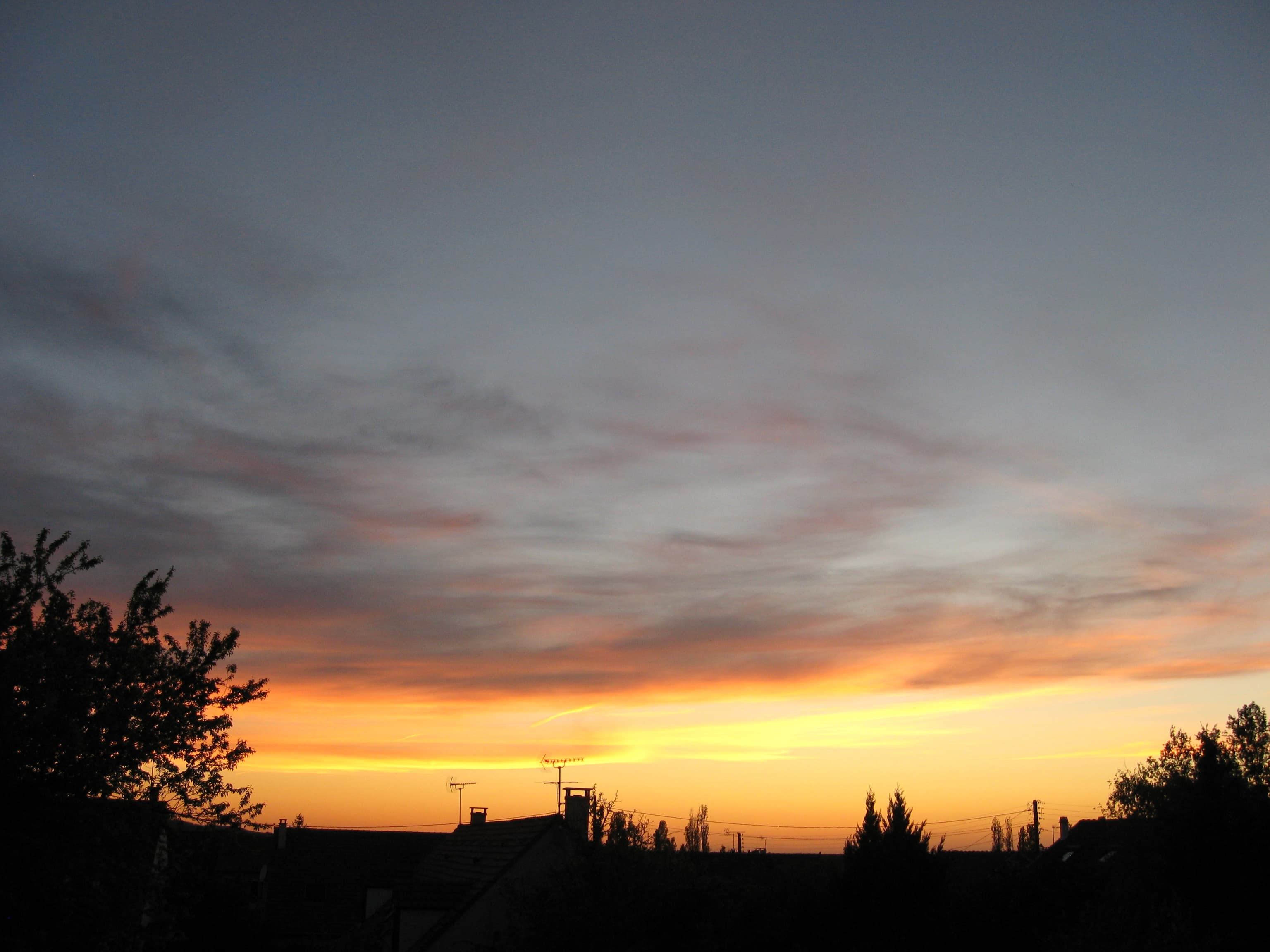 coucher soleil flamboyant