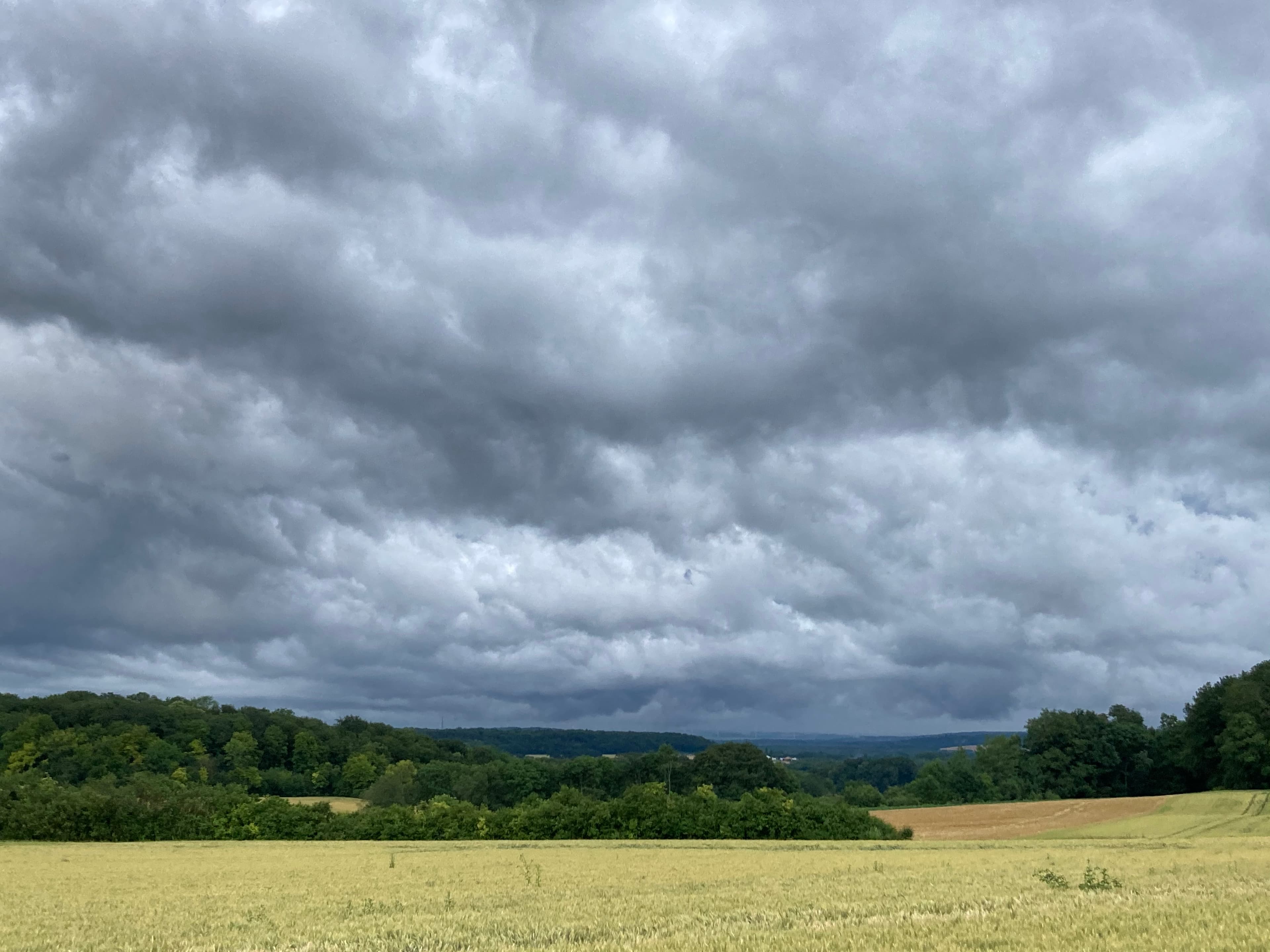Evacuation de l'orage vers le nord