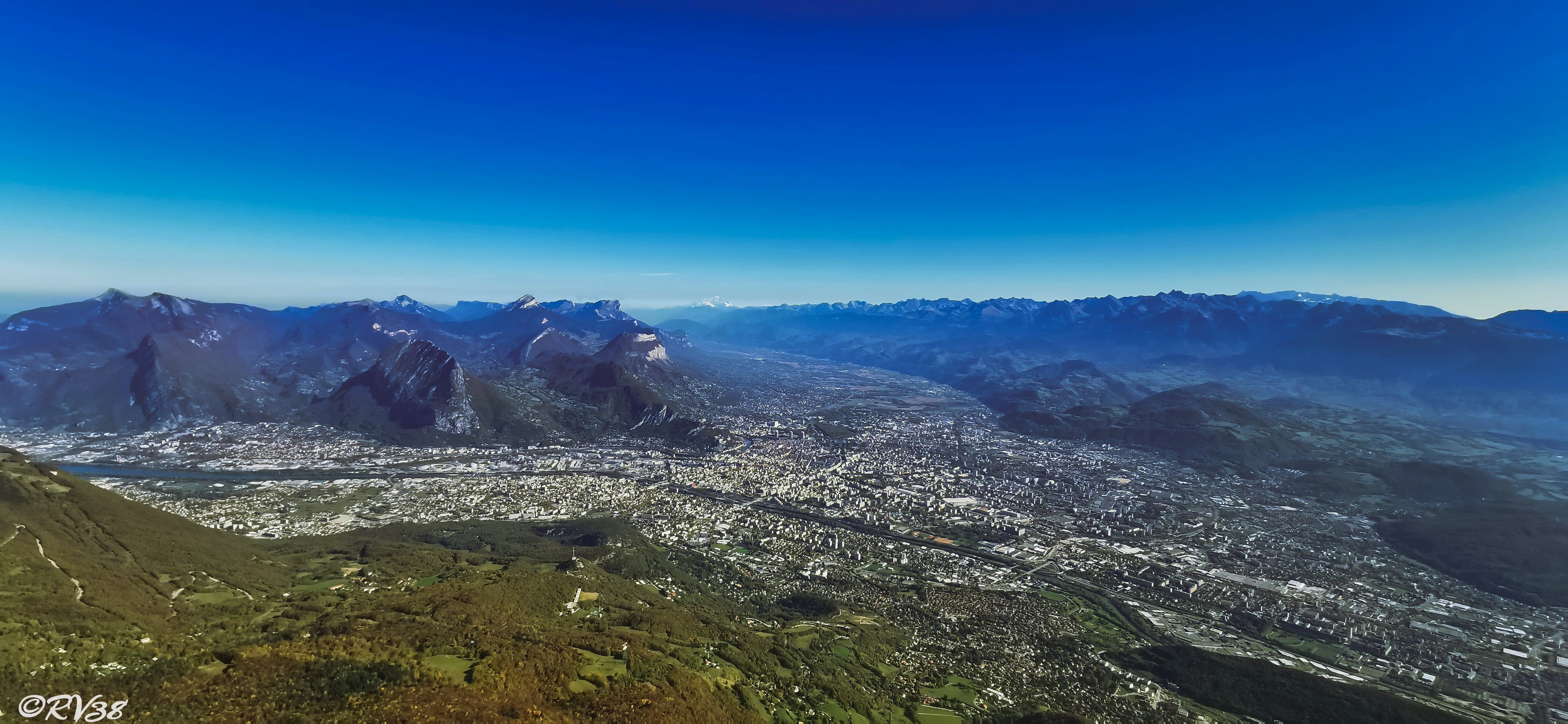 La région grenobloise depuis le Vercors
