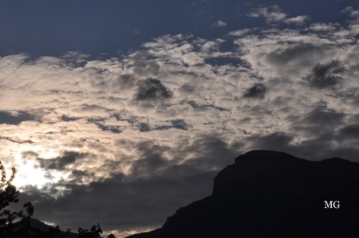 Ciel de fin de journée sur la dent de Crolles !!!