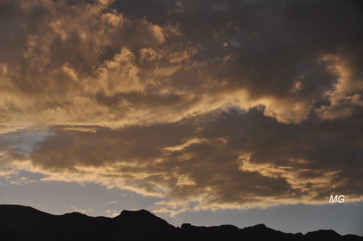 Ciel de fin de soirée sur le massif de la Chartreuse !!!