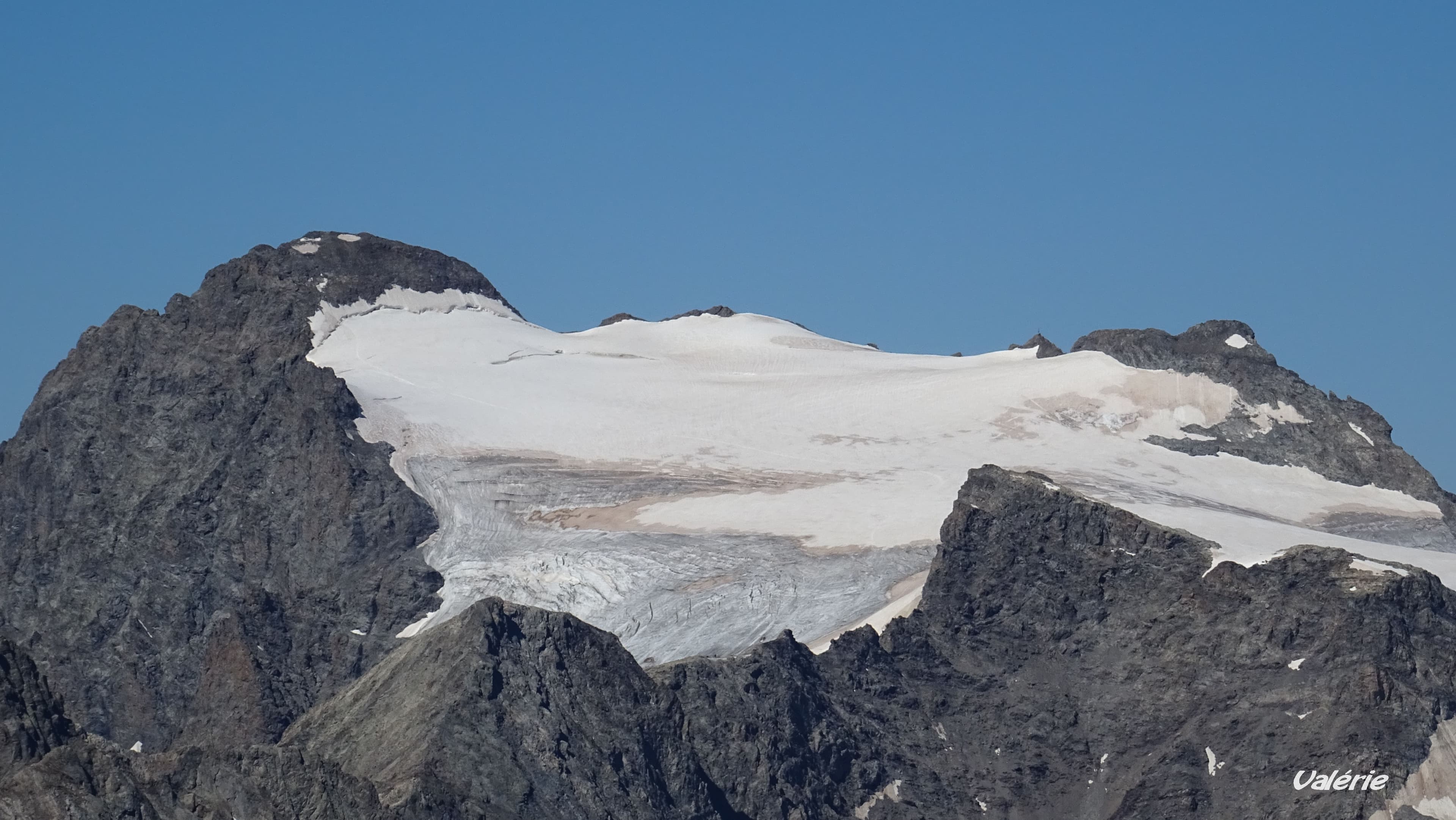 Les Rouïes, enneigement d'une fin août !
