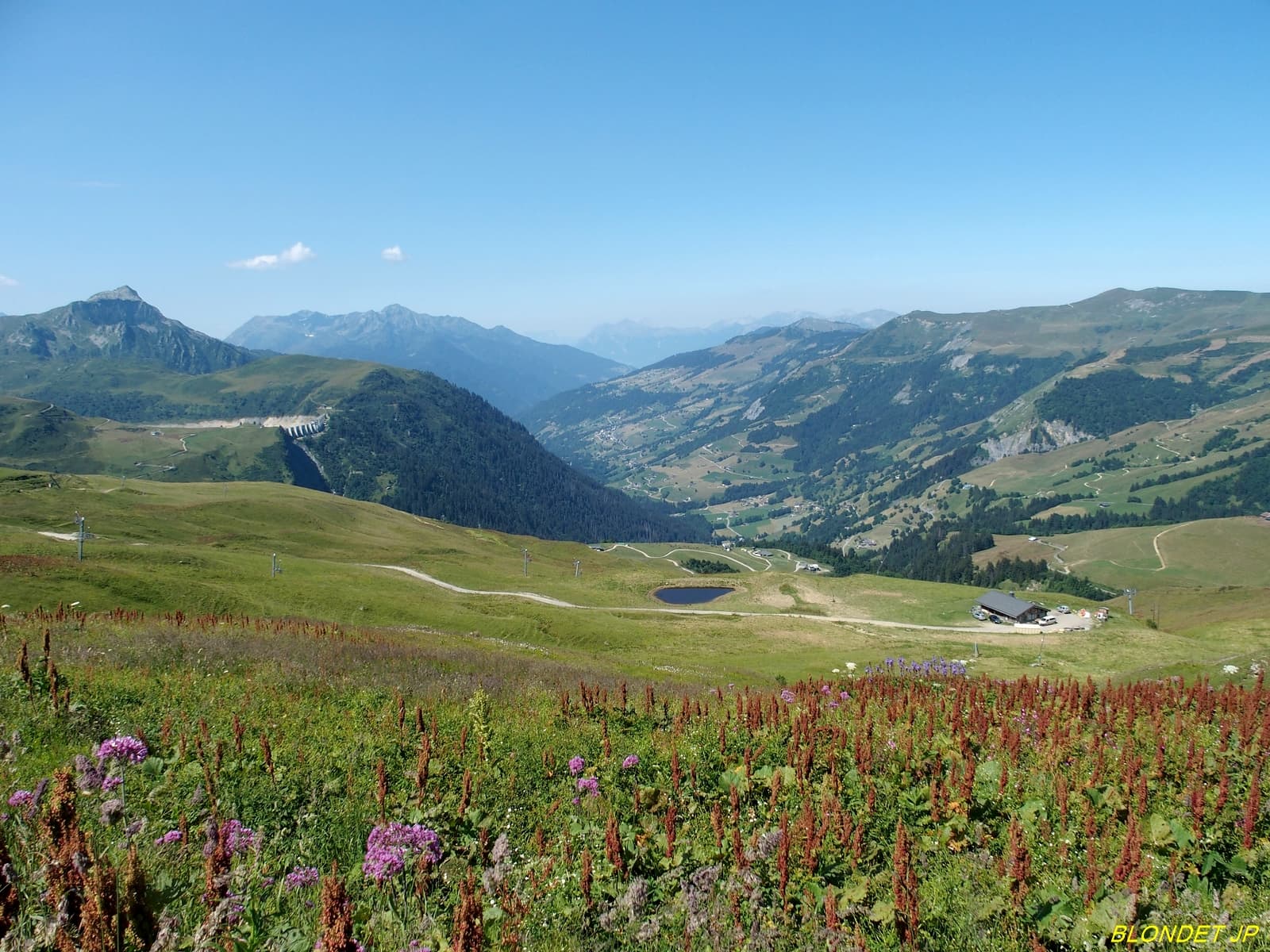 Vallée de Hauteluce vue du Col du Joly