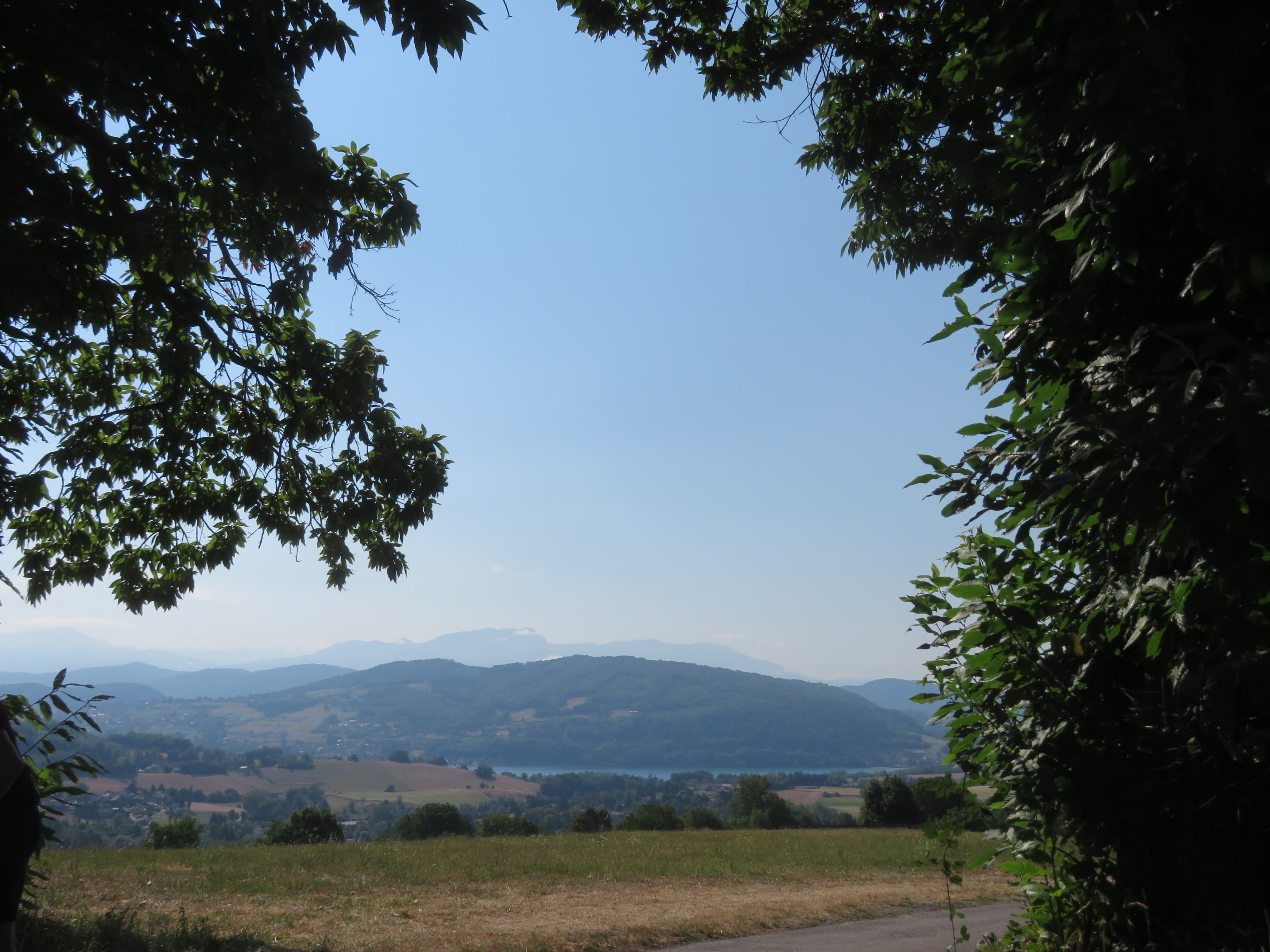 Vue sur le lac de Paladru