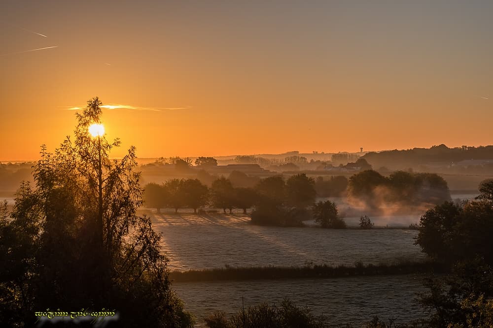 Lever brumeux et frais