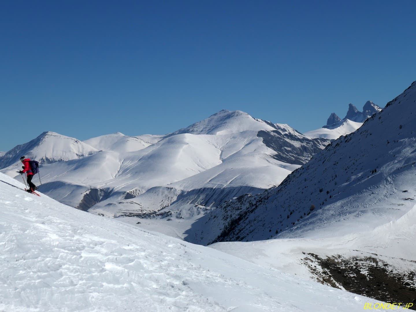 Aiguilles d'Arves vues des Grandes Buffes