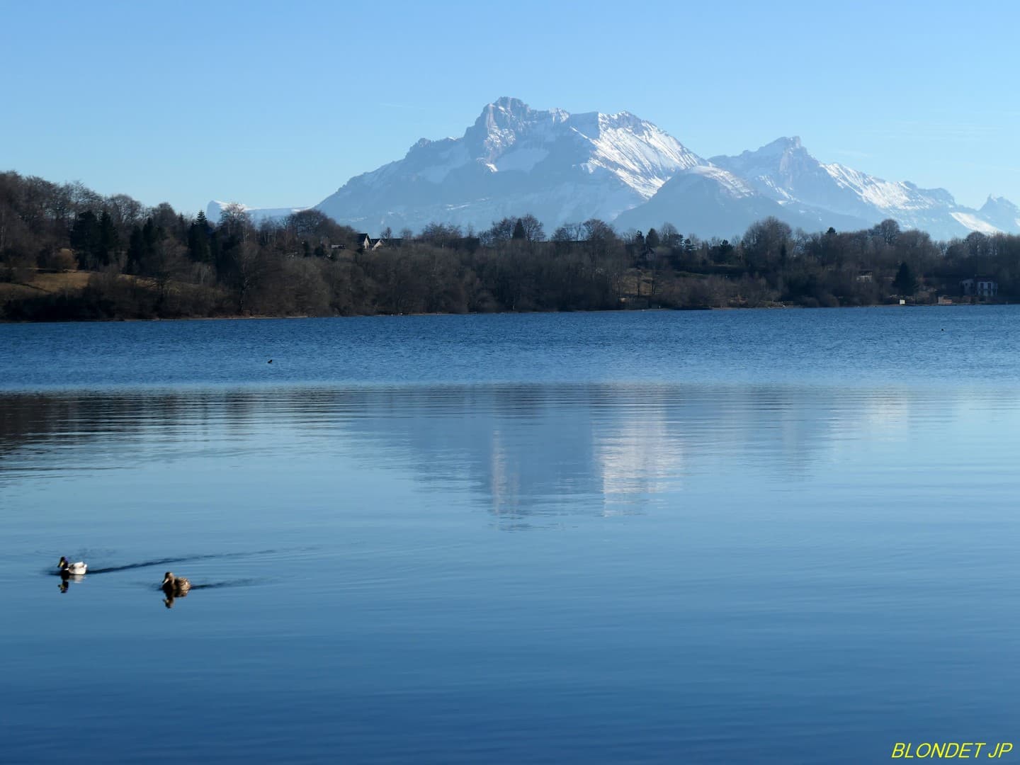 Lac de Pétichet et l'Obiou