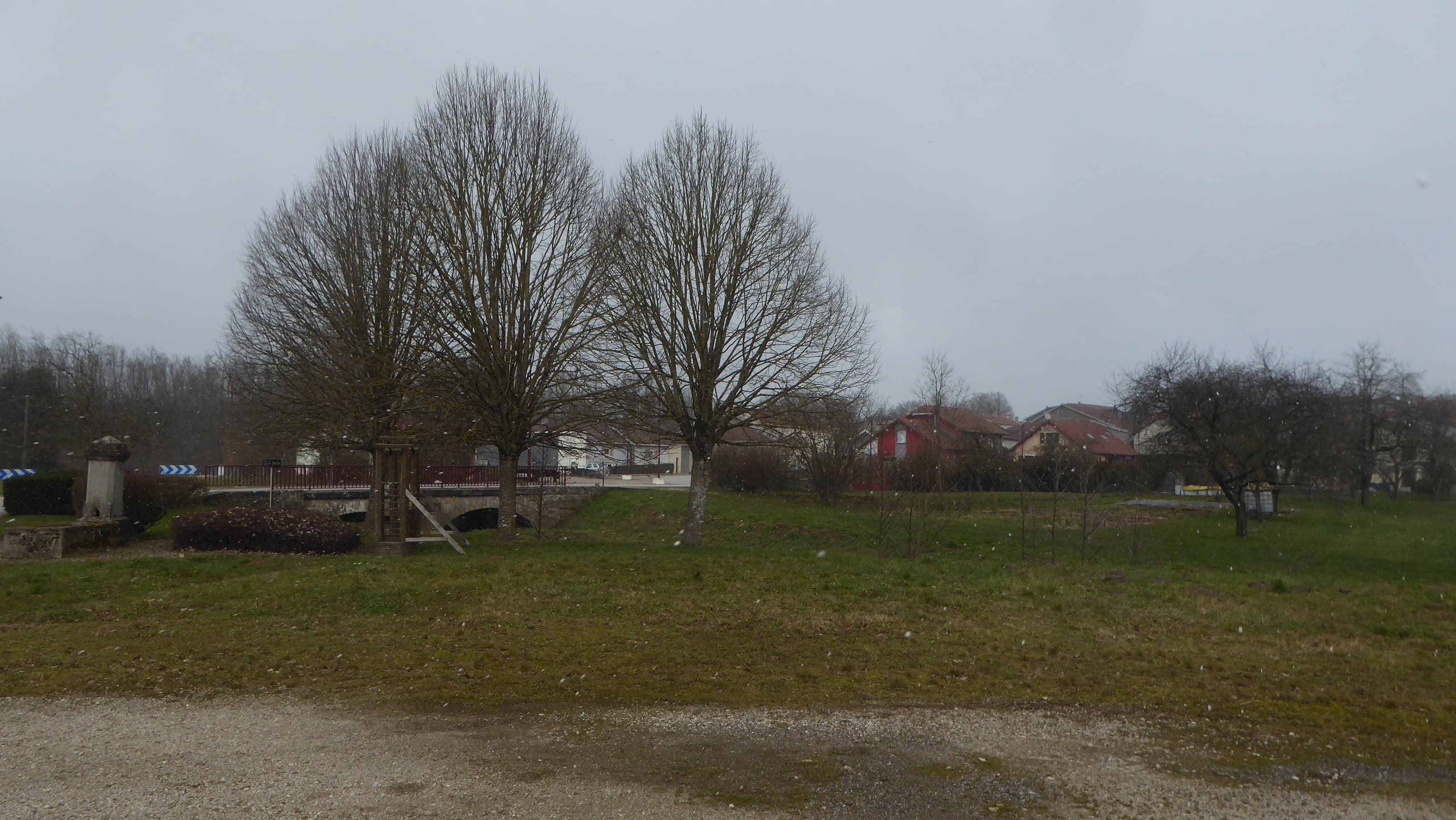 Faible chute de neige