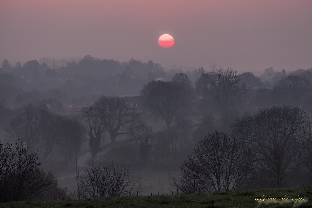 Lever bien filtré, rouge