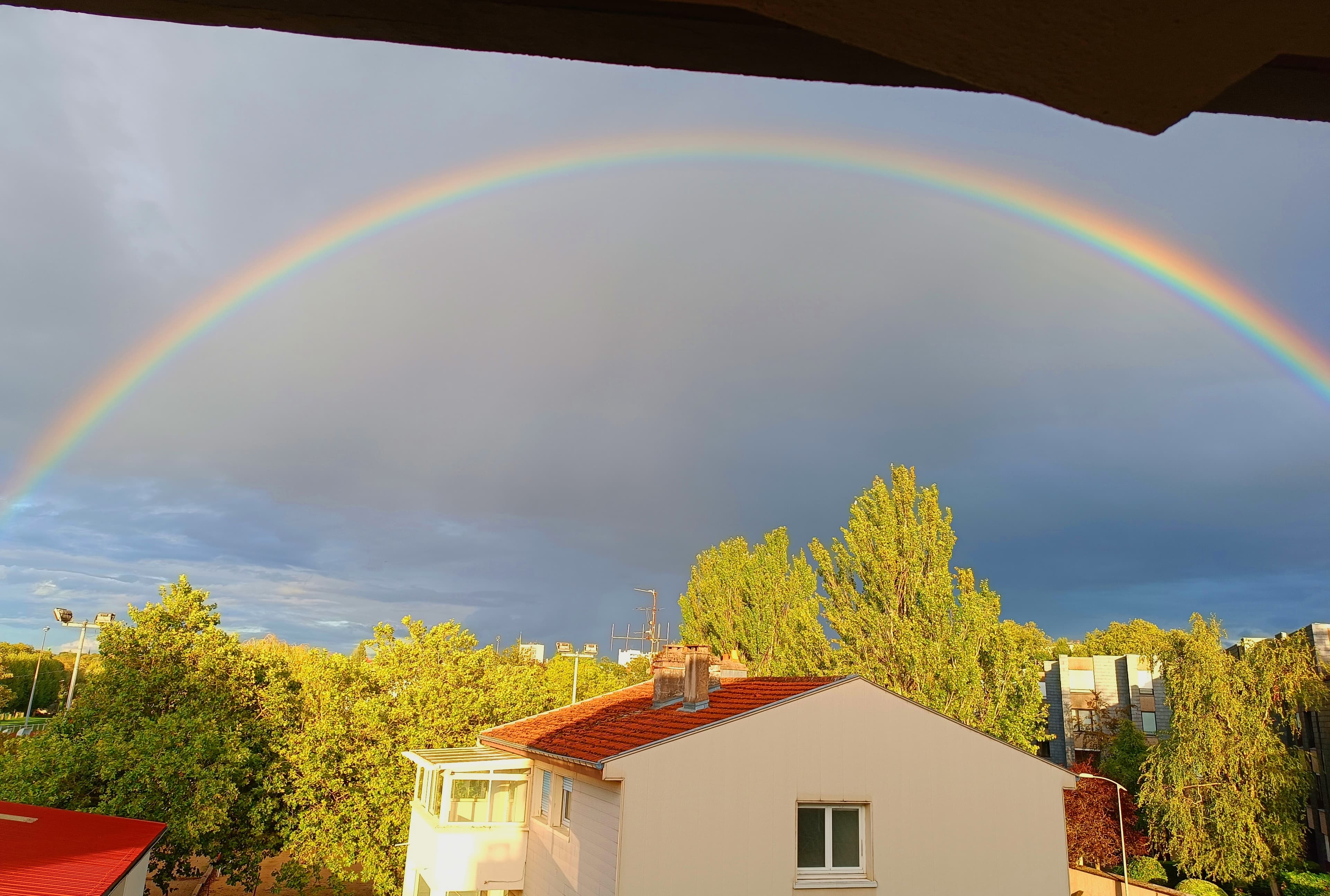 Arc en ciel sur Metz