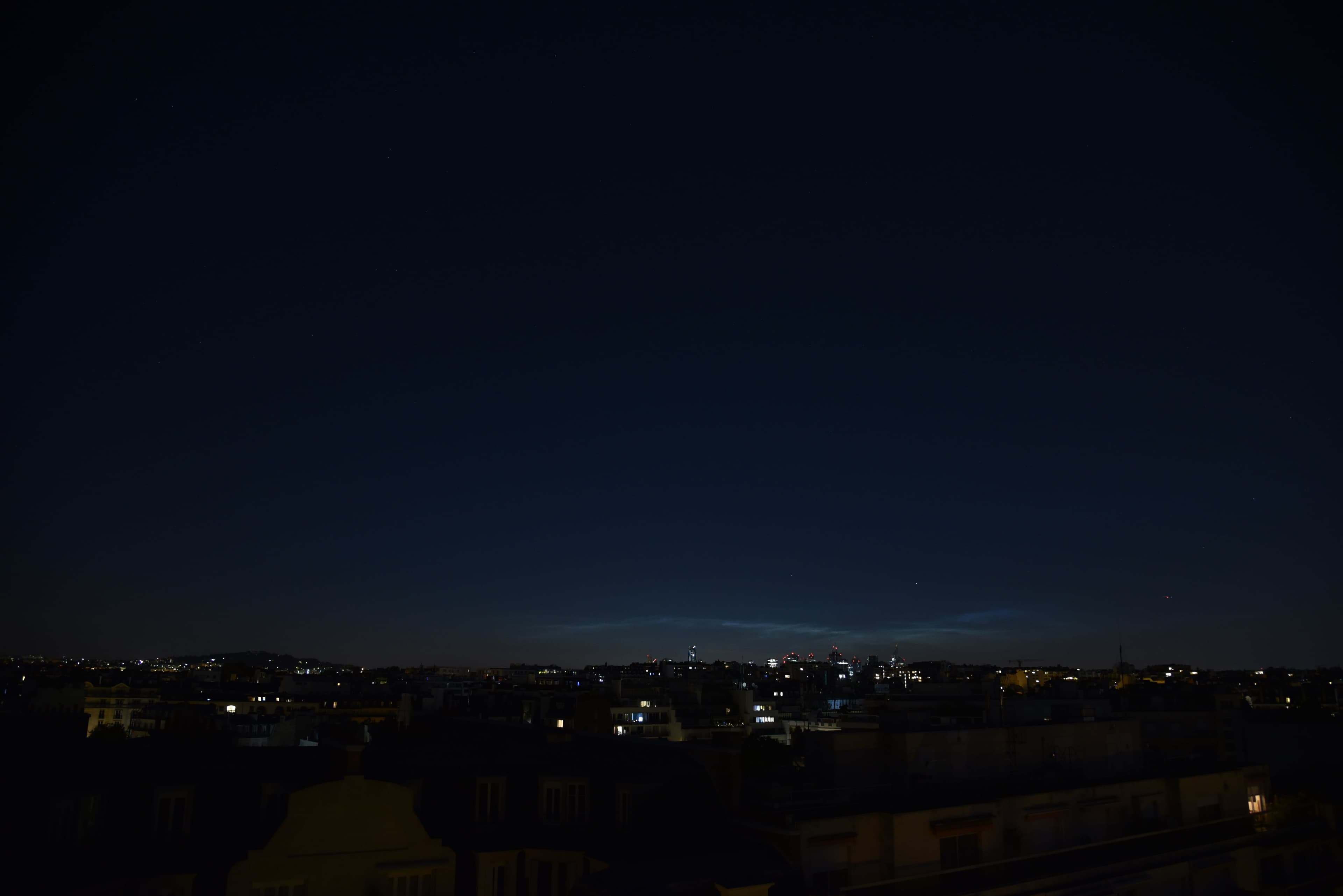 Début de saison pour les nuages noctulescents