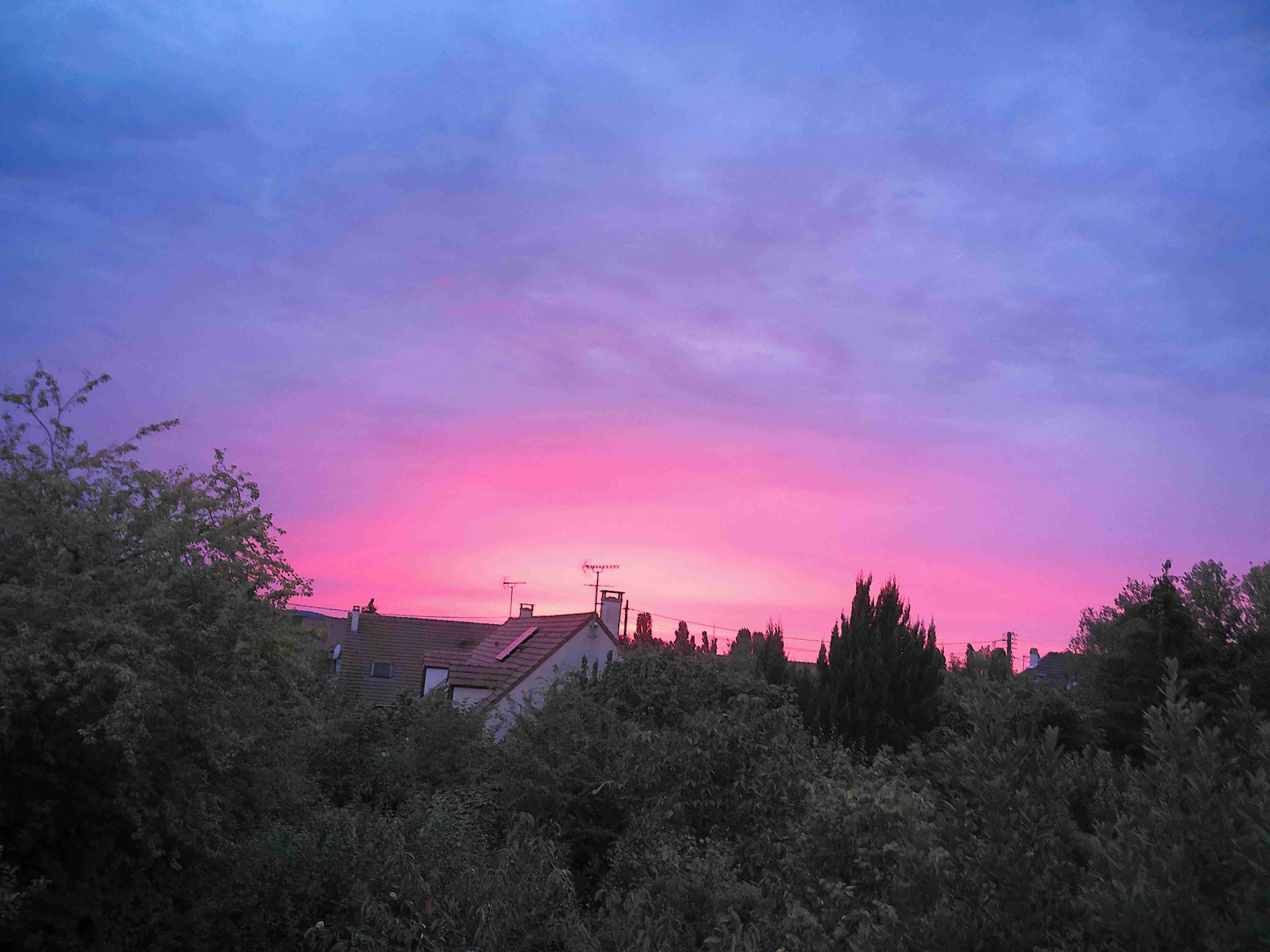 coucher flamboyant !
