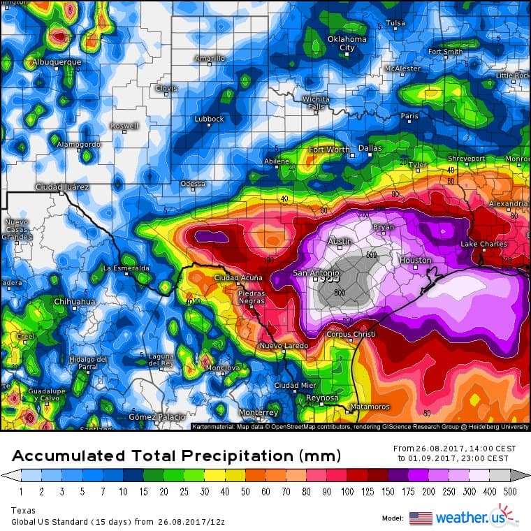 Image d'illustration pour L'ouragan Harvey frappe durement le Texas