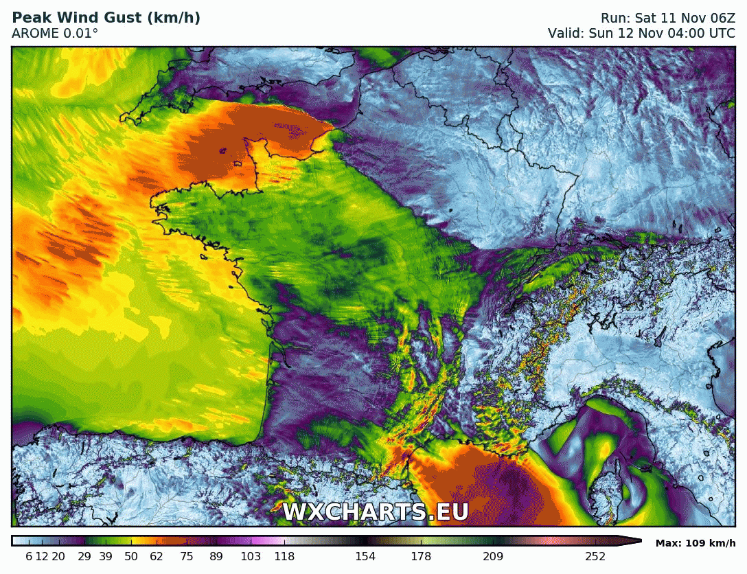 Image d'illustration pour Froid, neige, vent : une fin de semaine très agitée 