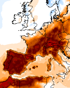 Image d'illustration pour Forte chaleur au Sud et à l'Est mardi et mercredi avant la chute