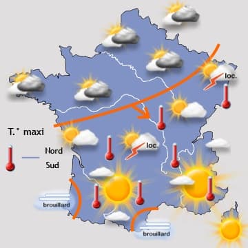 Image d'illustration pour Forte chaleur au Sud et à l'Est mardi et mercredi avant la chute