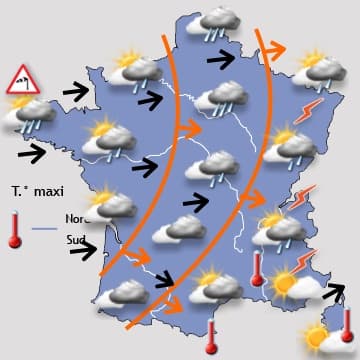Image d'illustration pour Forte chaleur au Sud et à l'Est mardi et mercredi avant la chute