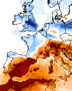 Image d'illustration pour Forte chaleur au Sud et à l'Est mardi et mercredi avant la chute