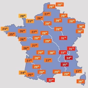 Image d'illustration pour Très forte chaleur et pollution à l'ozone - suivi et prévision