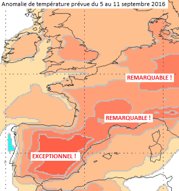 Image d'illustration pour Vers des pics de chaleur répétés en ce début septembre