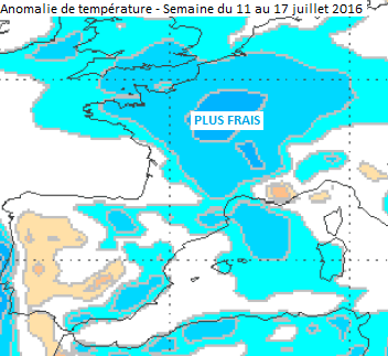 Image d'illustration pour La tendance météo du mois de juillet