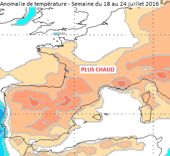Image d'illustration pour La tendance météo du mois de juillet