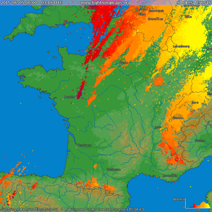 Image d'illustration pour De violents orages interrompent le pic de chaleur en France et en Belgique
