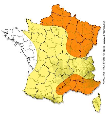 Image d'illustration pour Vigilance orage violent : foudre, grêle, inondations et rafales de vent