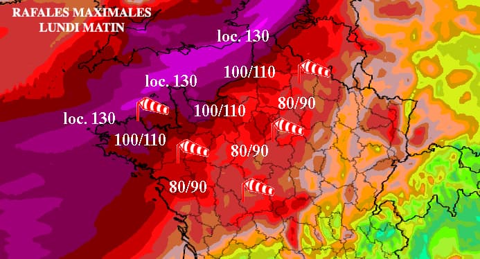 Image d'illustration pour Tempête Katie : vents violents, surcote et fortes pluies pour Pâques