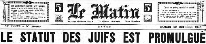 Image d'illustration pour Aiguat d'octobre 1940 en temps de guerre