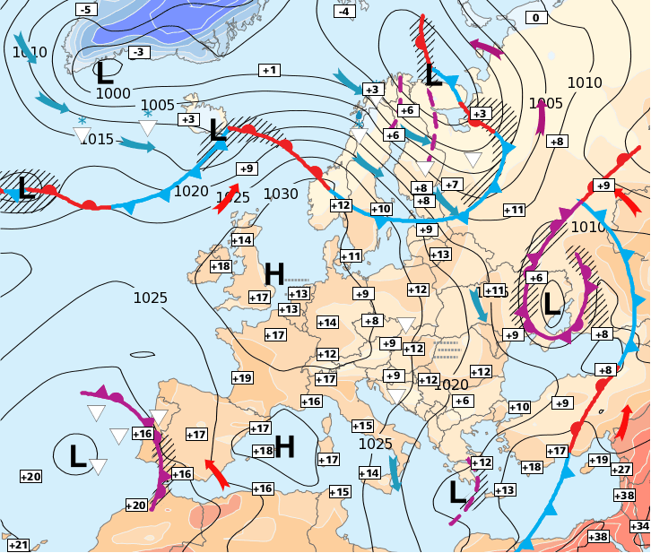 Image d'illustration pour Soleil en France - Tempête en Ukraine - Neige en Grèce