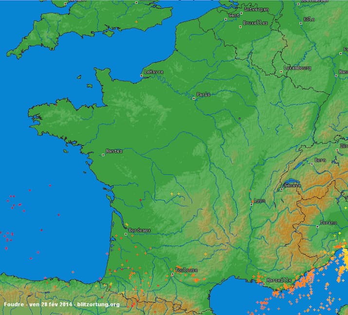 Image d'illustration pour Suivi de la dépression Andrea - vigilance