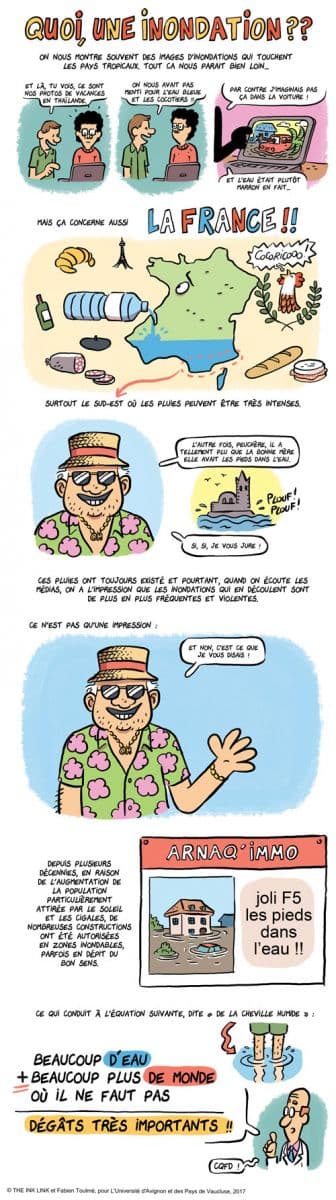 Image d'illustration pour Une BD pour sensibiliser aux comportements face à l'inondation