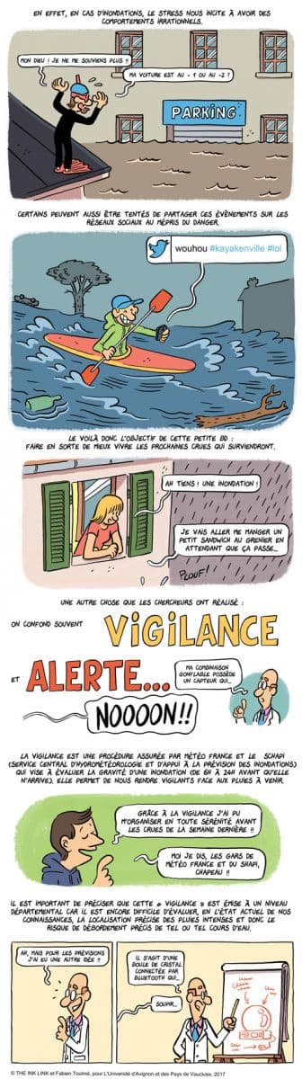 Image d'illustration pour Une BD pour sensibiliser aux comportements face à l'inondation
