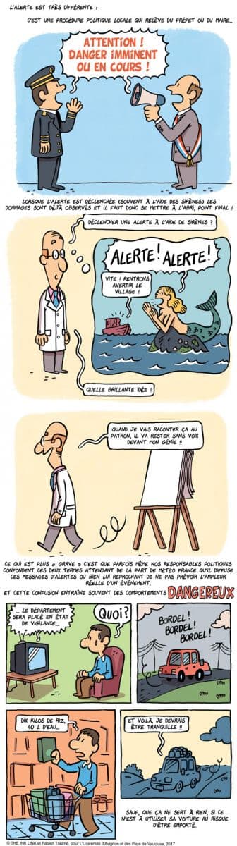 Image d'illustration pour Une BD pour sensibiliser aux comportements face à l'inondation
