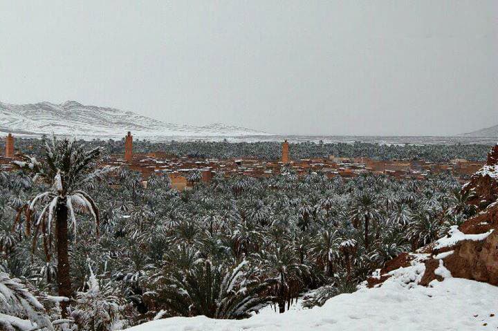 Image d'illustration pour Neige au Sahara : un phénomène rare ? 