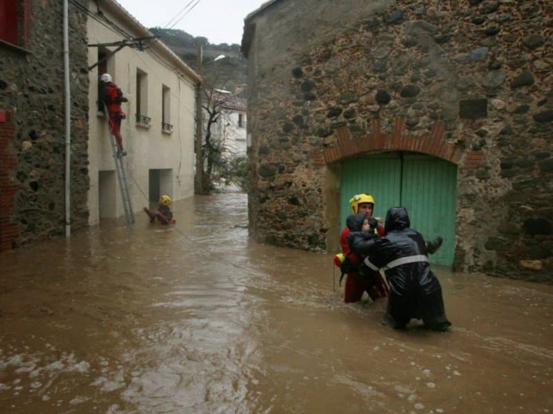 Image d'illustration pour Crue et inondation sur l'Aude et les Pyrénées Orientales