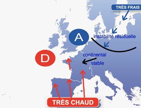 Image d'illustration pour Forte chaleur au Sud-ouest à partir de mercredi