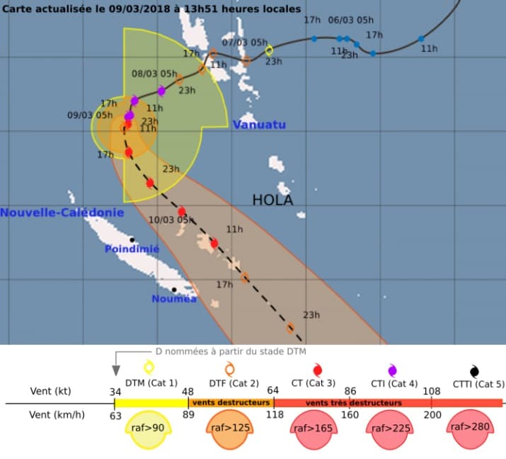 Image d'illustration pour Cyclone Hola en Nouvelle Calédonie