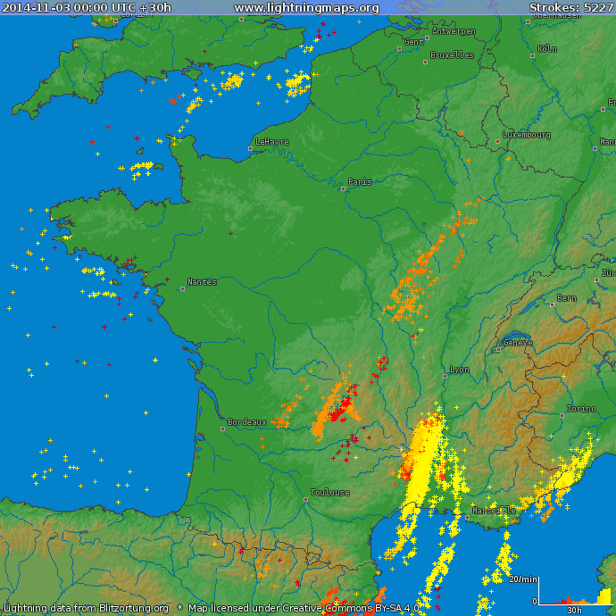 Image d'illustration pour Orage et foudre en Languedoc Roussillon - Neige en Cerdagne