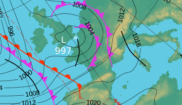 Image d'illustration pour Dégradation : pluie, vent, orage et neige en montagne