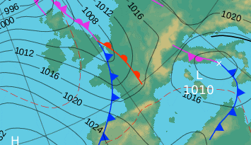 Image d'illustration pour Dégradation : pluie, vent, orage et neige en montagne